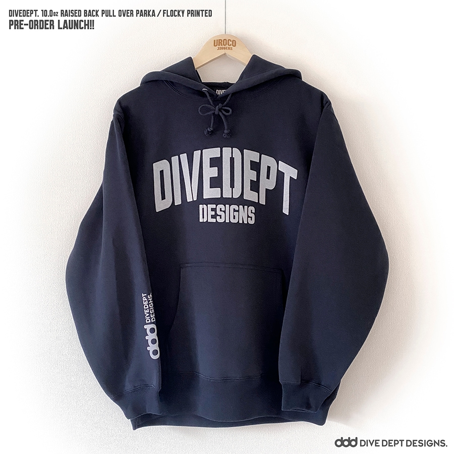 DIVE DEPT DESIGNS RAISED BACK PULL OVER PARKA DRPP-0069