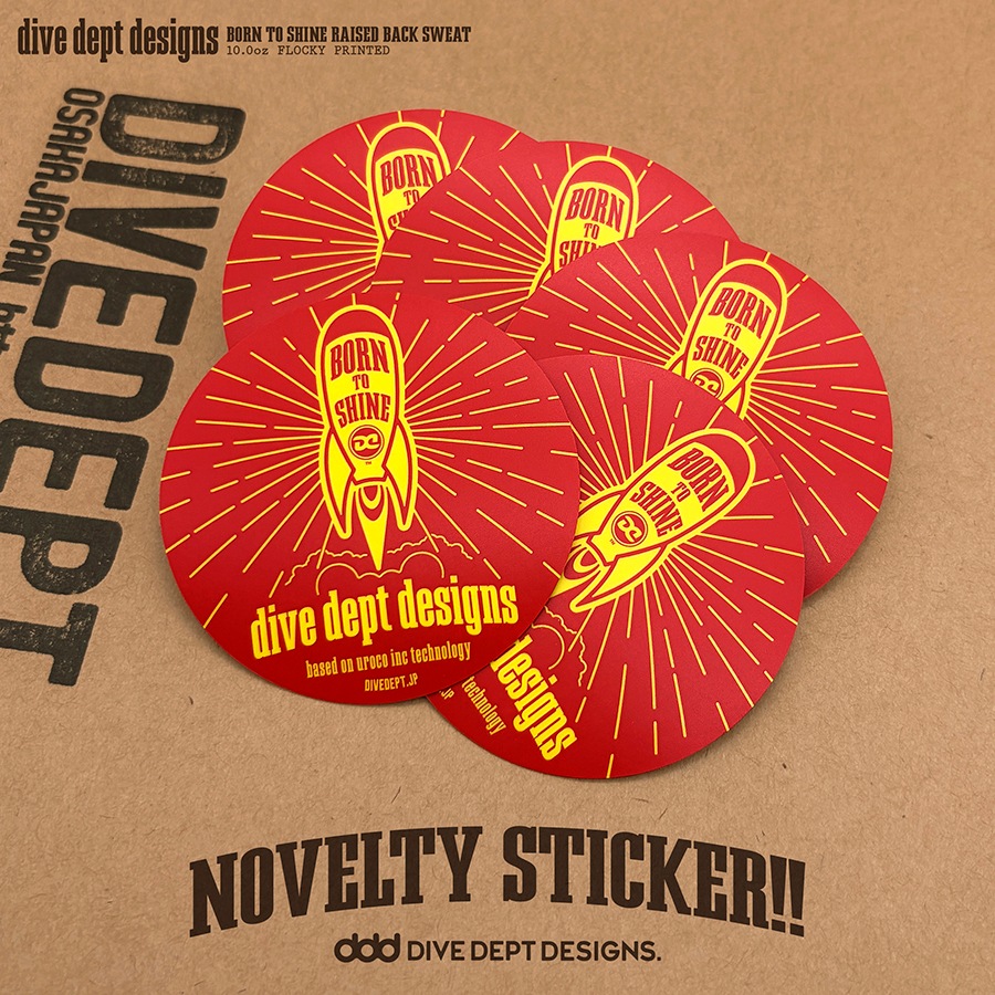 DIVEDEPT. BTS FLOCKY PRESS RAISED BACK SWEAT DBRS-0072