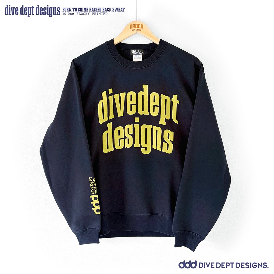 DIVEDEPT. BTS FLOCKY PRESS RAISED BACK SWEAT DBRS-0072