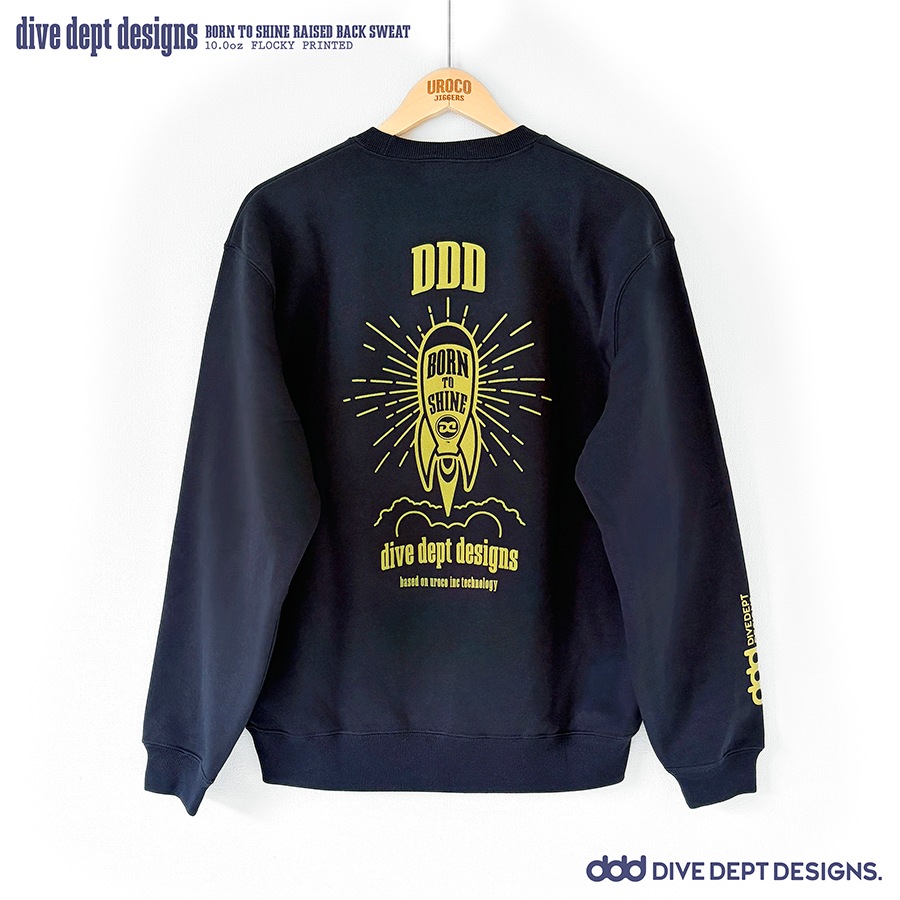 DIVEDEPT. BTS FLOCKY PRESS RAISED BACK SWEAT DBRS-0072