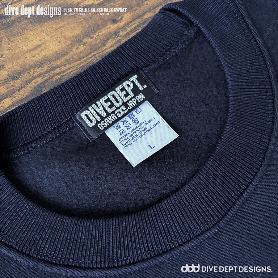 DIVEDEPT. BTS FLOCKY PRESS RAISED BACK SWEAT DBRS-0072