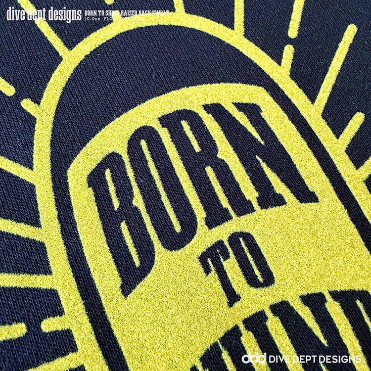 DIVEDEPT. BTS FLOCKY PRESS RAISED BACK SWEAT DBRS-0072