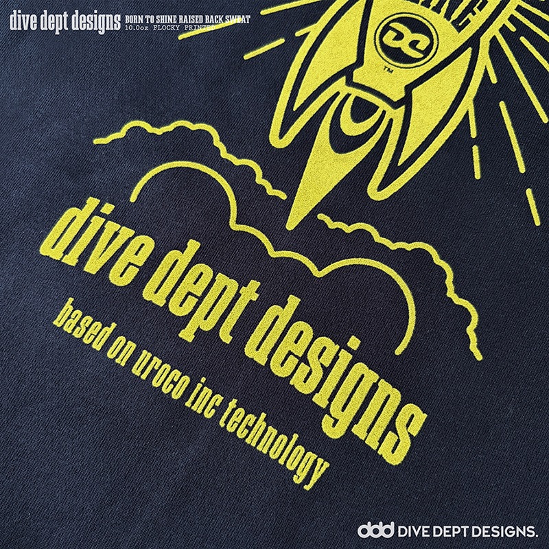 DIVEDEPT. BTS FLOCKY PRESS RAISED BACK SWEAT DBRS-0072