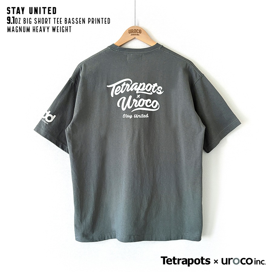 TETRAPOTS��UROCO STAY UNITED BIG SHORT TEE TUBS-0074