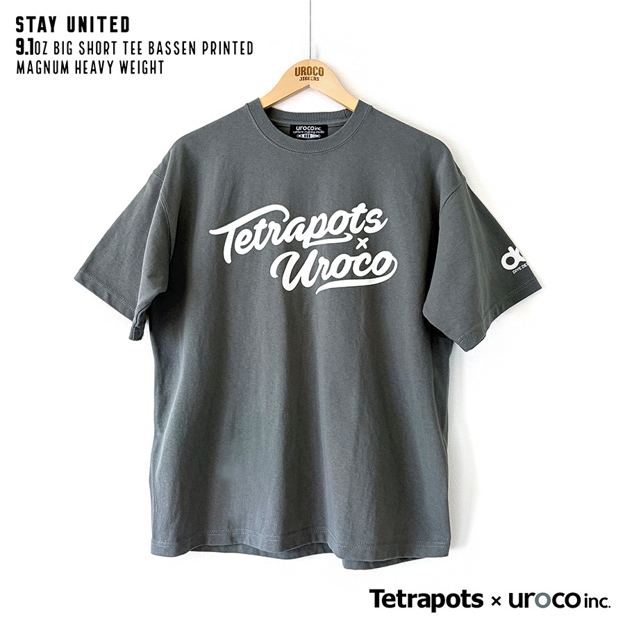 TETRAPOTS��UROCO STAY UNITED BIG SHORT TEE TUBS-0074