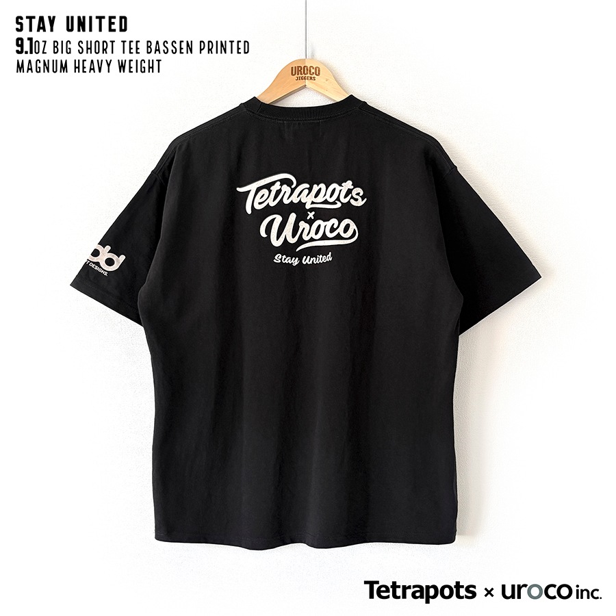 TETRAPOTS��UROCO STAY UNITED BIG SHORT TEE TUBS-0074