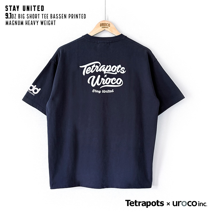 TETRAPOTS��UROCO STAY UNITED BIG SHORT TEE TUBS-0074