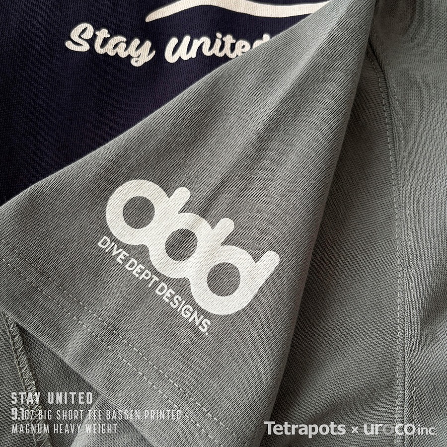 TETRAPOTS��UROCO STAY UNITED BIG SHORT TEE TUBS-0074