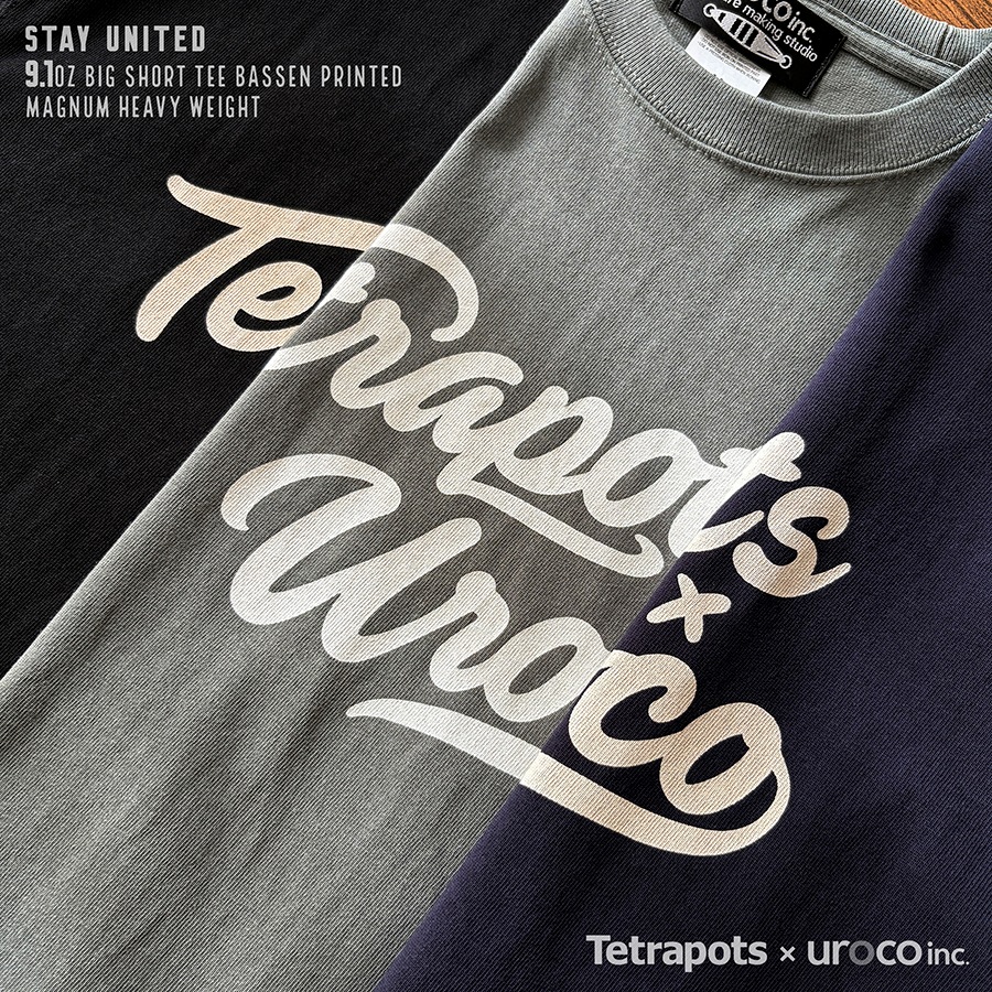 TETRAPOTS��UROCO STAY UNITED BIG SHORT TEE TUBS-0074