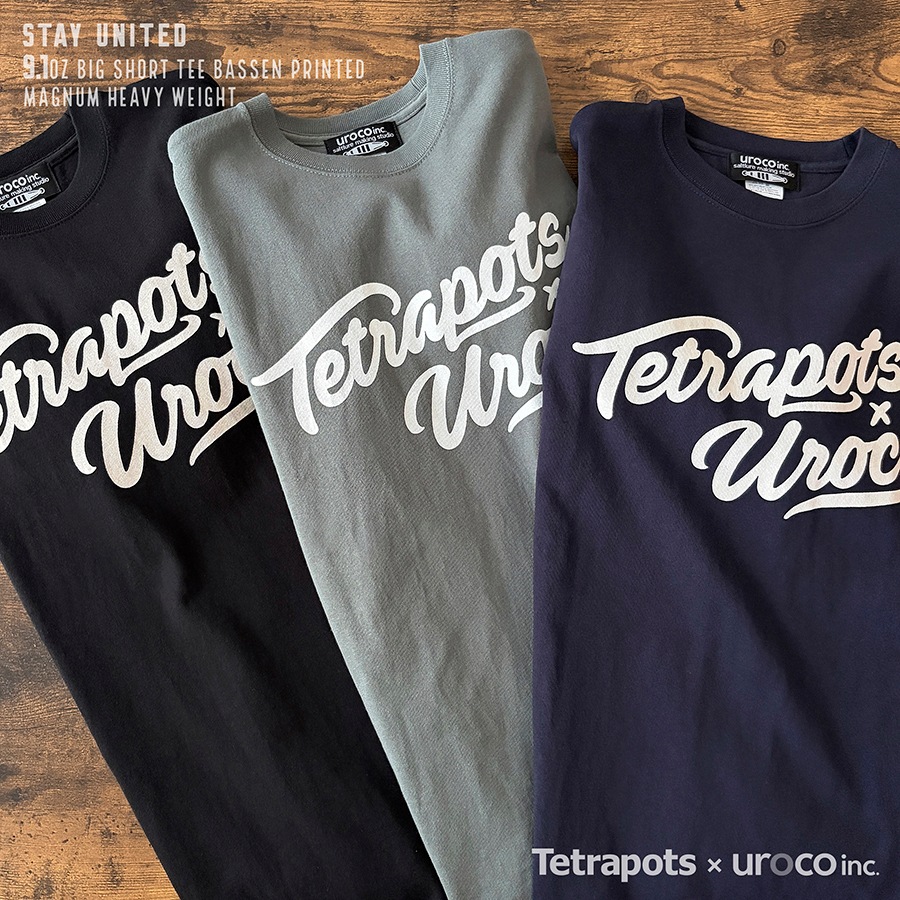 TETRAPOTS��UROCO STAY UNITED BIG SHORT TEE TUBS-0074