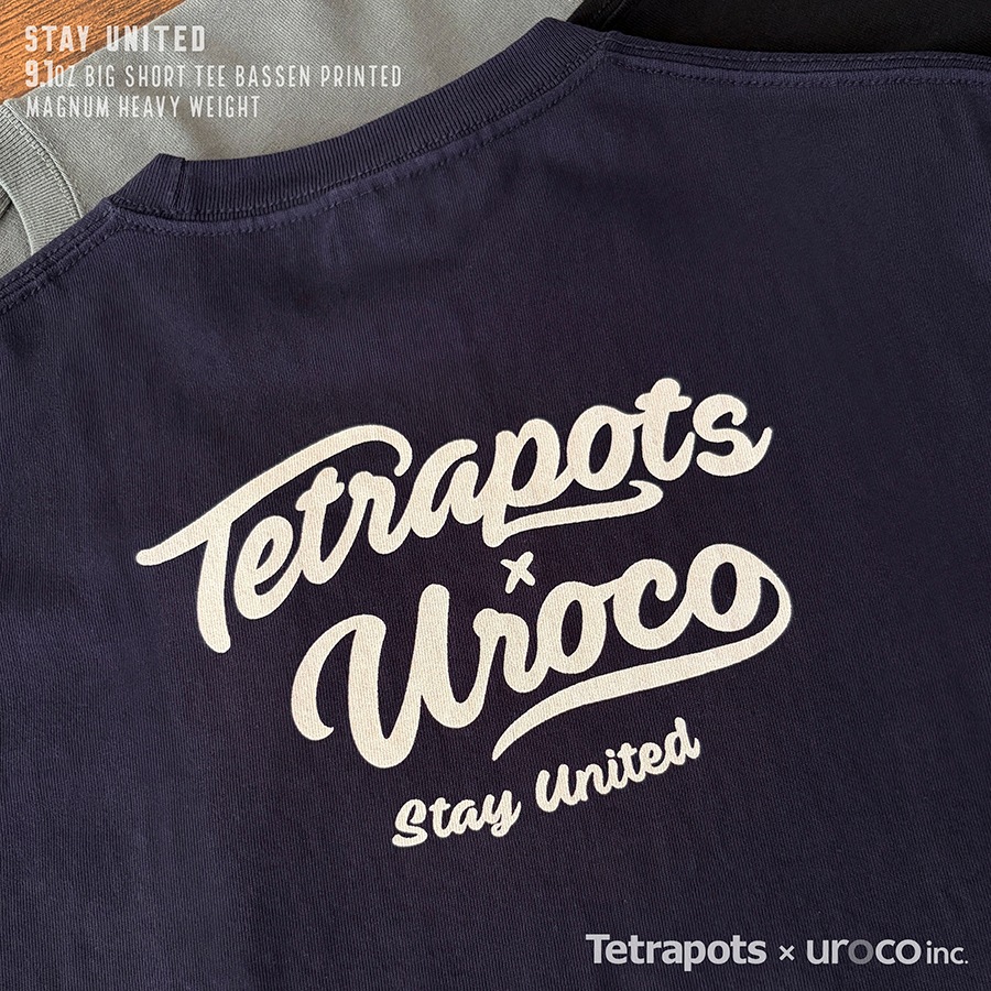 TETRAPOTS��UROCO STAY UNITED BIG SHORT TEE TUBS-0074