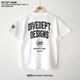 DIVE DEPT DESIGNS WATER DAMAGE PRINT SHORT SLEEVE TEE DDSS-0081