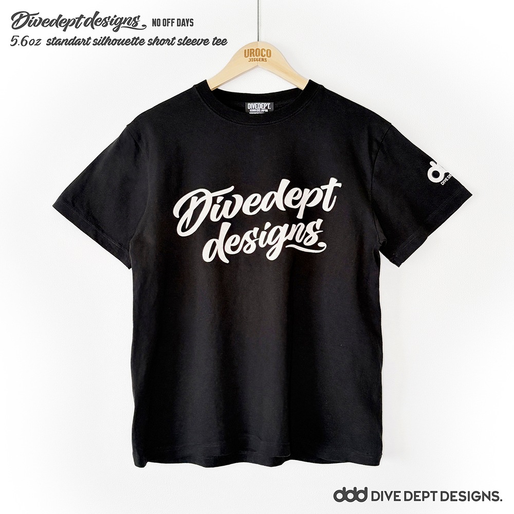 DIVEDEPT. NO OFF DAYS BASSEN PRINTED SHORT SLEEVE TEE DNBS-0082
