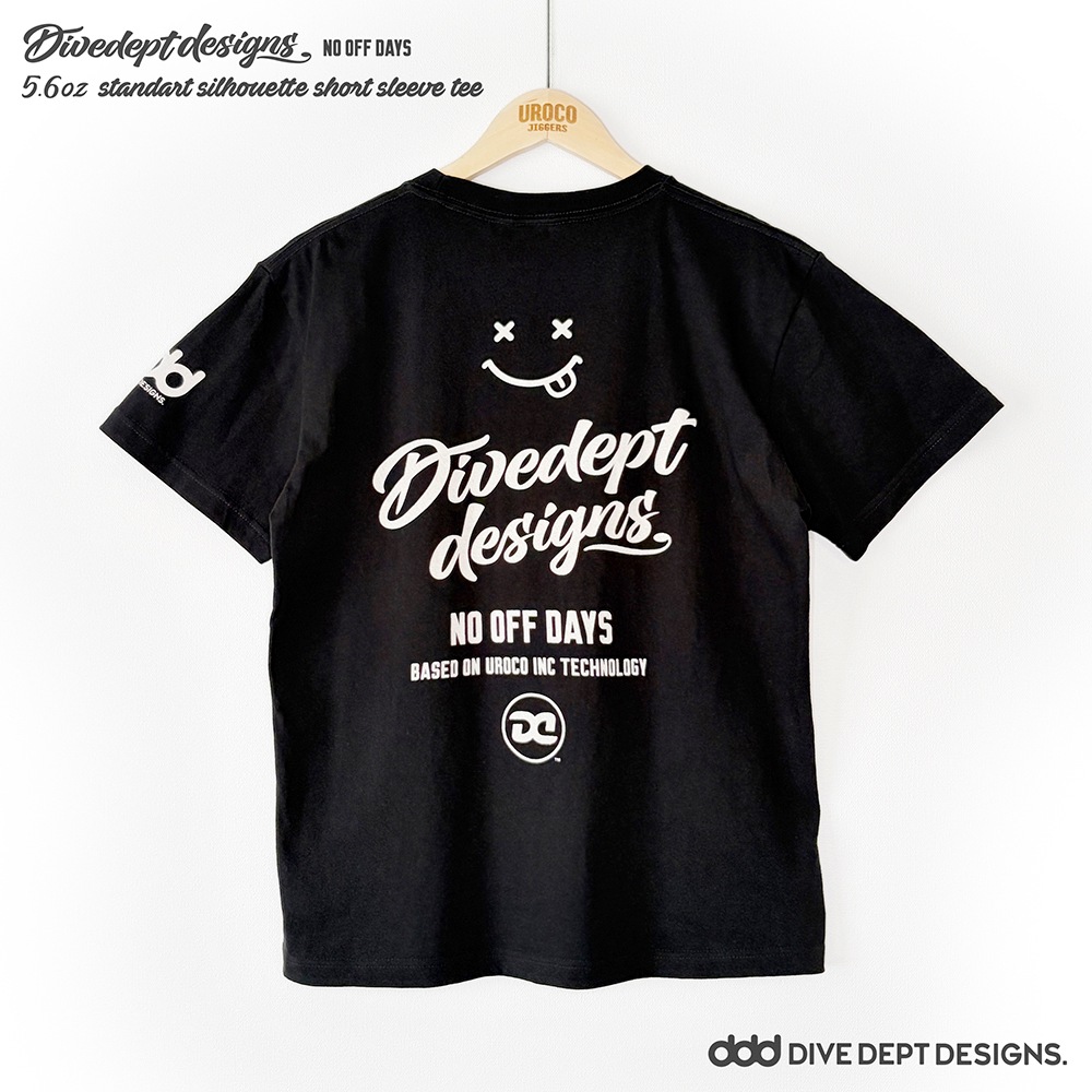 DIVEDEPT. NO OFF DAYS BASSEN PRINTED SHORT SLEEVE TEE DNBS-0082