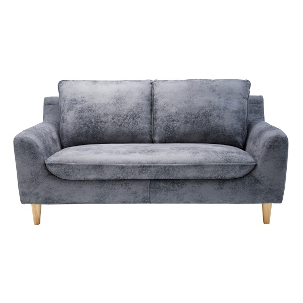 ソファ　ソファー　ソファセット　リビングソファ　グレー リビングソファ】レザー調布(グレー)「LS-414S-R-WN」 | 雑貨家具