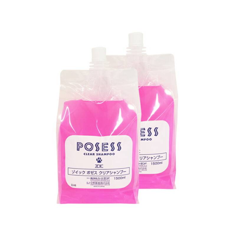 送料無料】ZOIC ゾイック ポゼスクリアシャンプー 3000ml 全犬種用 大