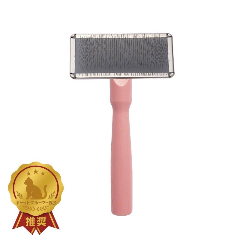 aiko　トリミング用スリッカーブラシLとM のセット Deep Stab スリッカーブラシ レギュラー (S) ドリーム産業