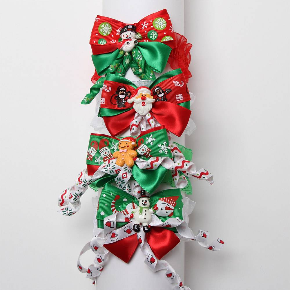 ゆうパケット360円】ペット用 クリスマス チョーカー 輪 SS 8454 8本入