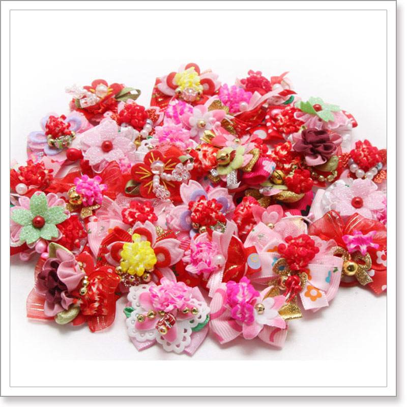 お正月リボンアソート 女の子 8502 20ヶ入 ペット用 猫用 業務用 飾り