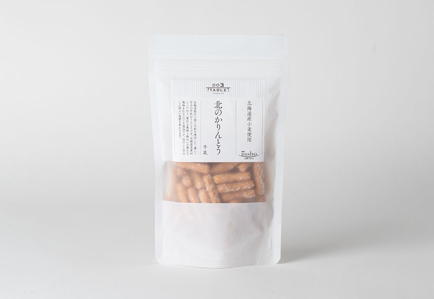 北海道産小麦使用 北のかりんとう 牛乳