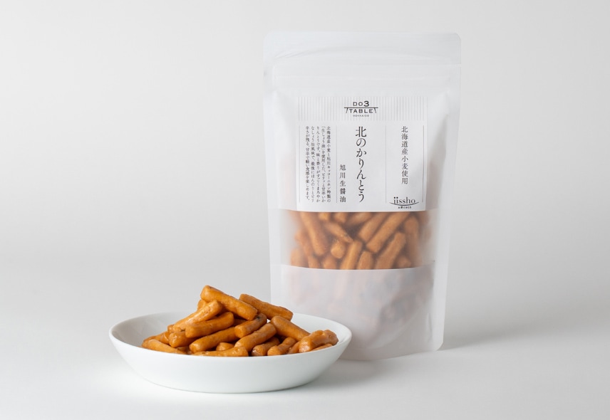 北海道産小麦使用　北のかりんとう　旭川生醤油