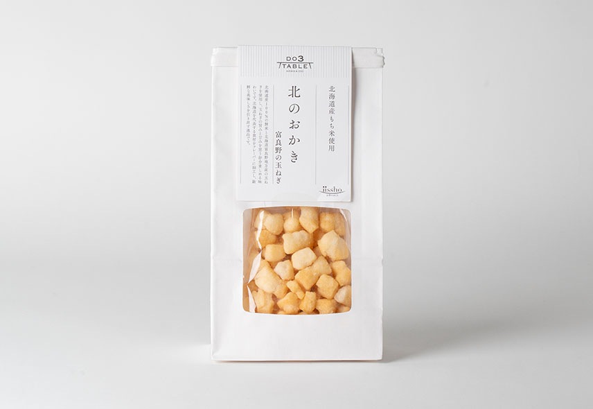 北海道産もち米使用 北のおかき 富良野の玉ねぎ