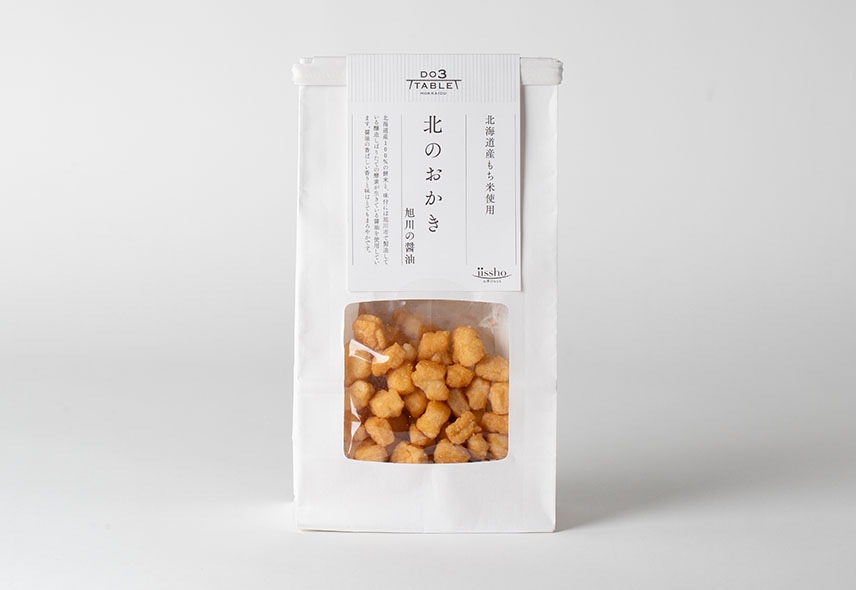 北海道産もち米使用 北のおかき 旭川の醤油