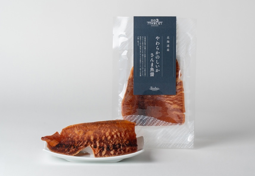 北海道産　やわらかのしいか　さんま魚醤