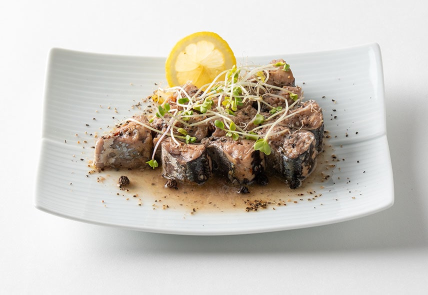 北海道根室のさんま 黒胡椒醤油煮