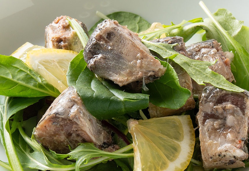 根室七星いわしオリーブ煮 レモン仕上げ