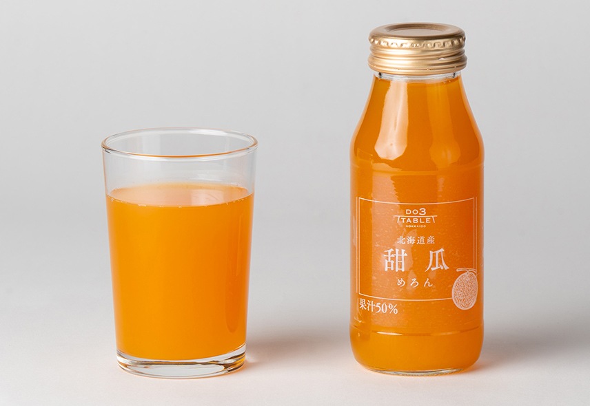 北海道産 甜瓜 めろん果汁入り飲料（赤肉）