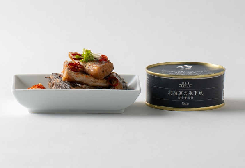 北海道の氷下魚 唐辛子水煮