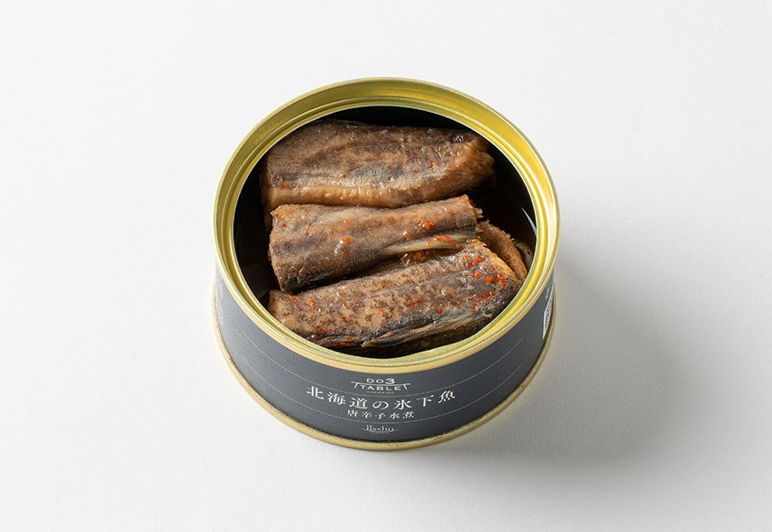 北海道の氷下魚 唐辛子水煮