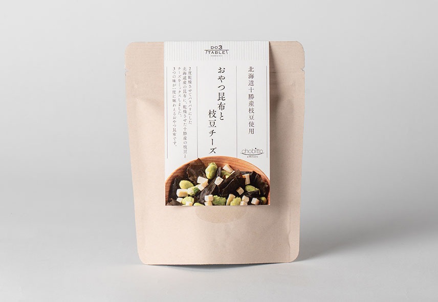 北海道十勝産枝豆使用 おやつ昆布と枝豆チーズ