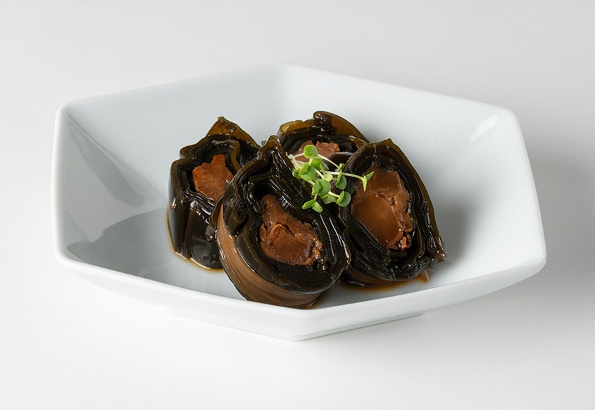 北海道産　やわらか炊き　昆布巻き　帆立