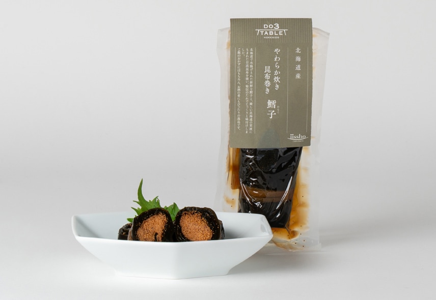 北海道産　やわらか炊き　昆布巻き　鱈子