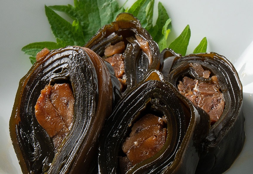 北海道産 やわらか炊き 昆布巻き 柳葉魚