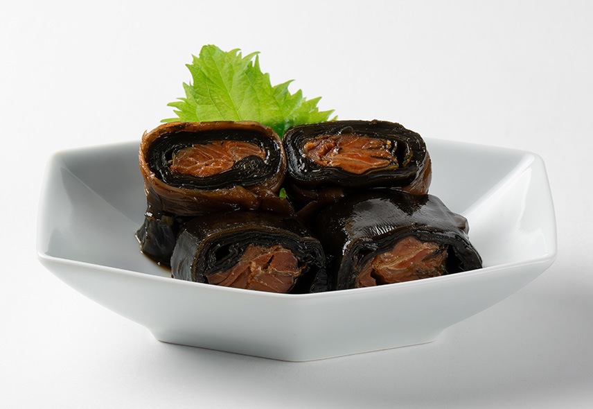 北海道産　やわらか炊き　昆布巻き　秋鮭