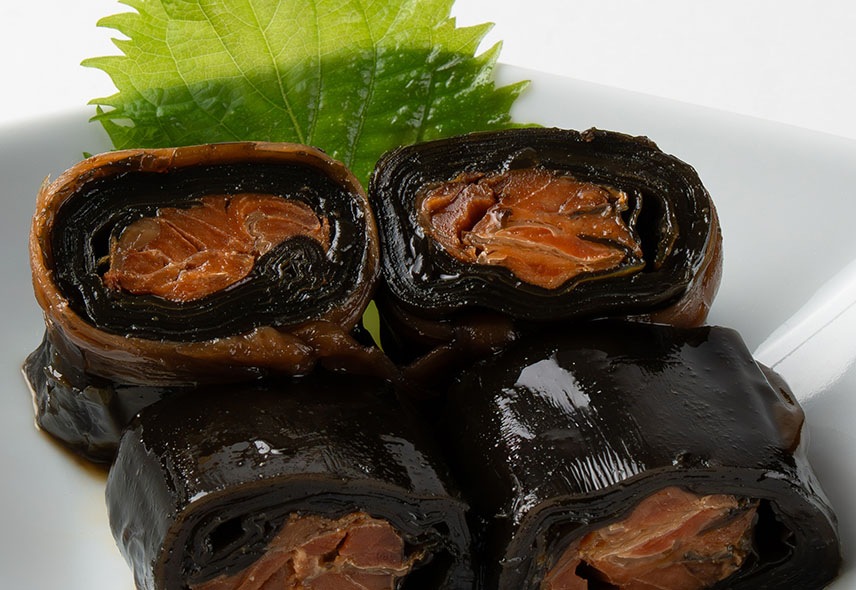 北海道産　やわらか炊き　昆布巻き　秋鮭