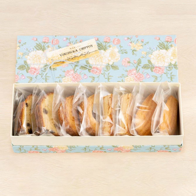 焼き菓子詰合せ 8個入｜ギフトボックス｜横須賀シフォン｜DOSKA