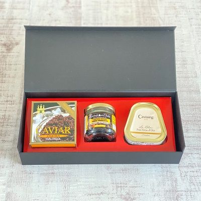 ギフトボックス入り】三大珍味セット 1セット3種類 キャビア