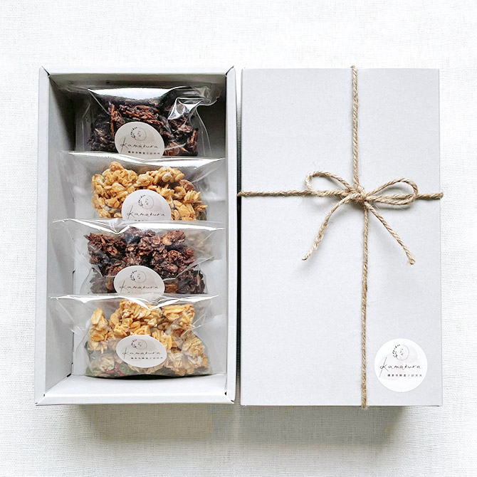 ギフトBOX 発酵グラノーラミニサイズ詰め合わせ｜鎌倉発酵菓子研究所