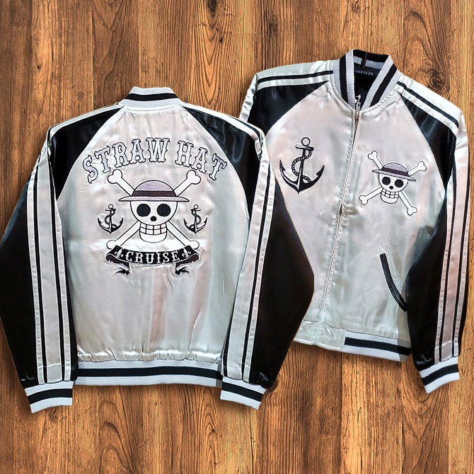 ONE PIECE　ワンピース　麦わらの一味｜スカジャン　XL ONE PIECE ワンピース 麦わらの一味｜スカジャン XL