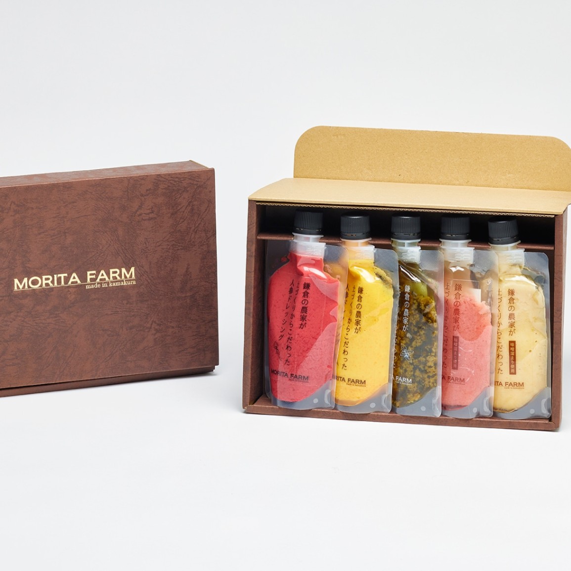 【鎌倉野菜】ギフトドレッシング 5本セット（化粧箱入り）YPGRT