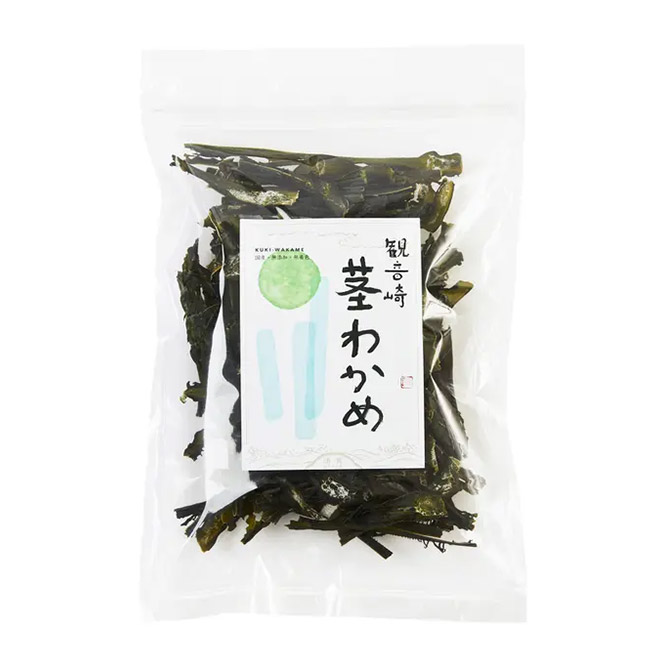 【2025年新物】採れたて新鮮シャキシャキ！乾燥茎わかめ観音崎産90g