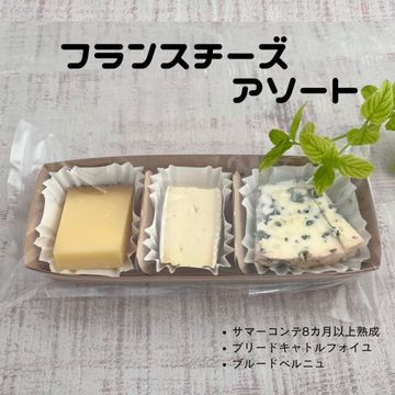 【 フランス チーズ アソート 】フランス産のチーズが3種類！