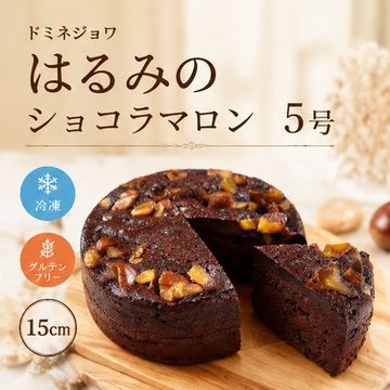 冷凍【グルテンフリー】はるみのショコラマロン　5号　15㎝