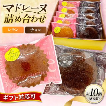 マドレーヌセット10個