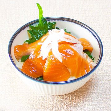 ＜ミニづけ丼＞ 一膳づけ丼の具　サーモン