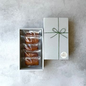 ギフトBOX 米粉の発酵フィナンシェ詰め合わせ(5個入り)